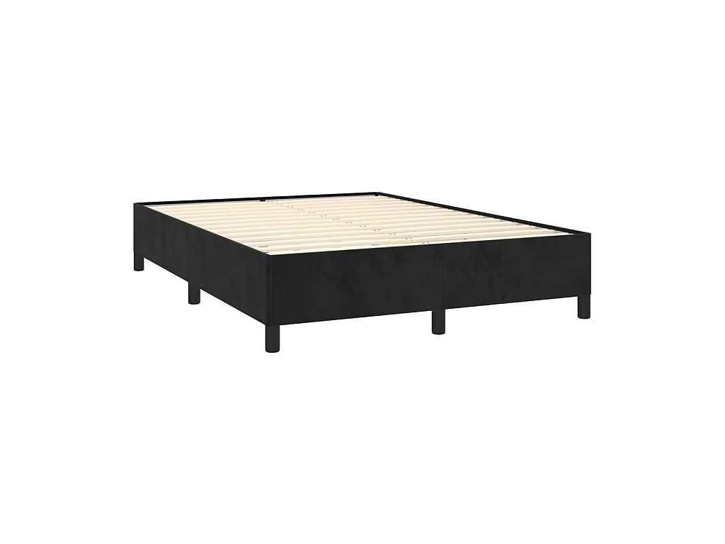Lit-140x190 cm Noir Velours EGGB73831