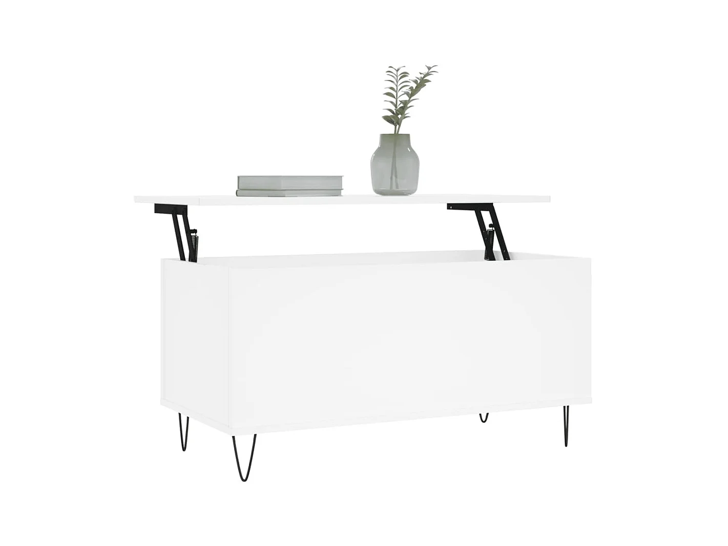Mesa de centro 90x44,5x45 cm derivados de madeira branco PT231533