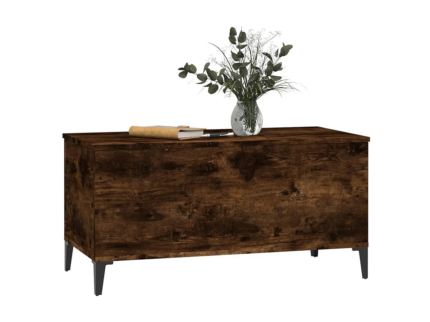 Mesa de centro madera contrachapada roble ahumado 90x44,5x45 cm ES214468