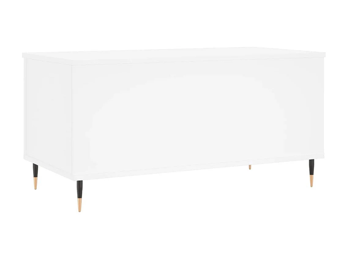Mesa de centro madera contrachapada blanco 90x44,5x45 cm ES719823