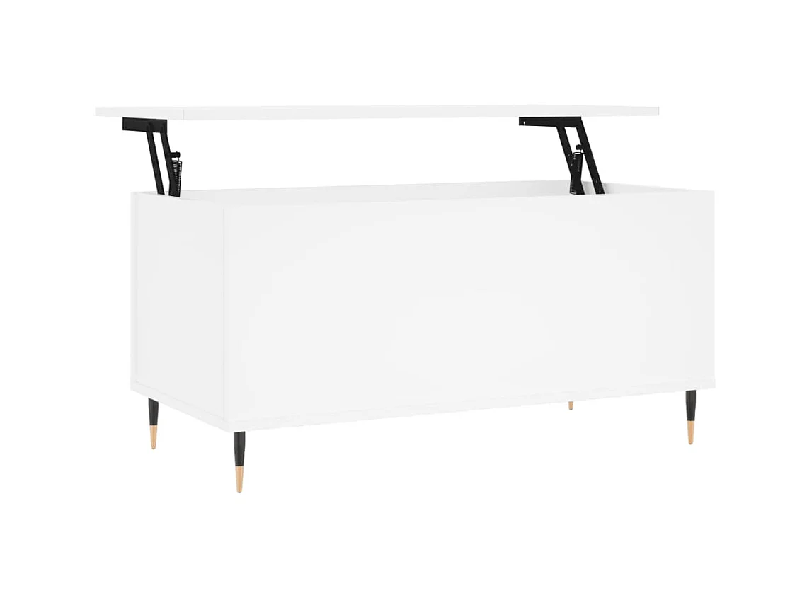 Mesa de centro 90x44,5x45 cm derivados de madeira branco PT152175
