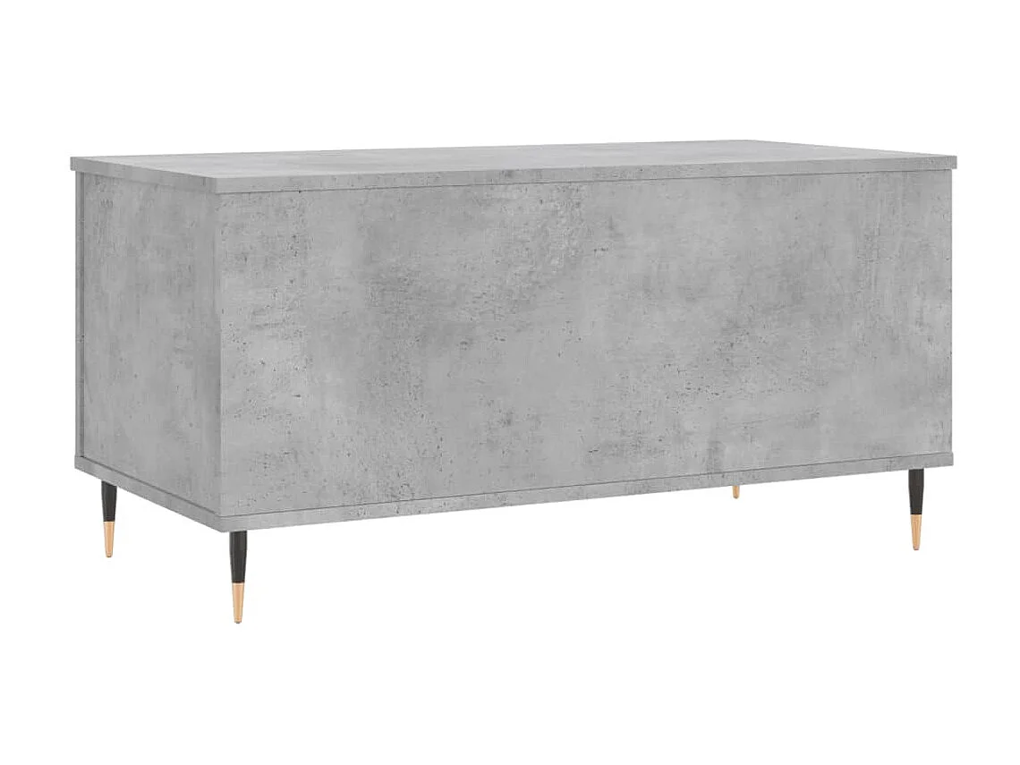 Mesa de centro madera contrachapada gris hormigón 90x44,5x45 cm ES568053