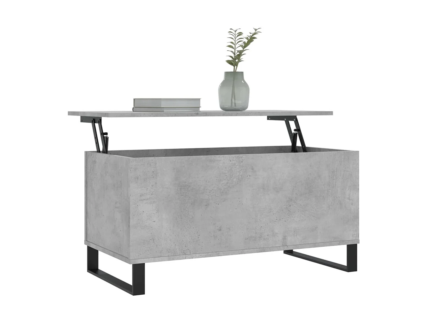 Mesa de centro 90x44,5x45 derivados de madeira cinzento cimento PT209210