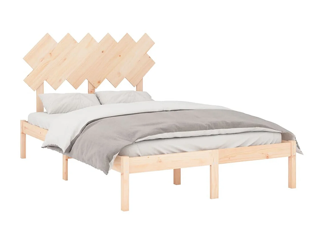 Lit-120x190 cm Petit Double Bois massif EGGB25753