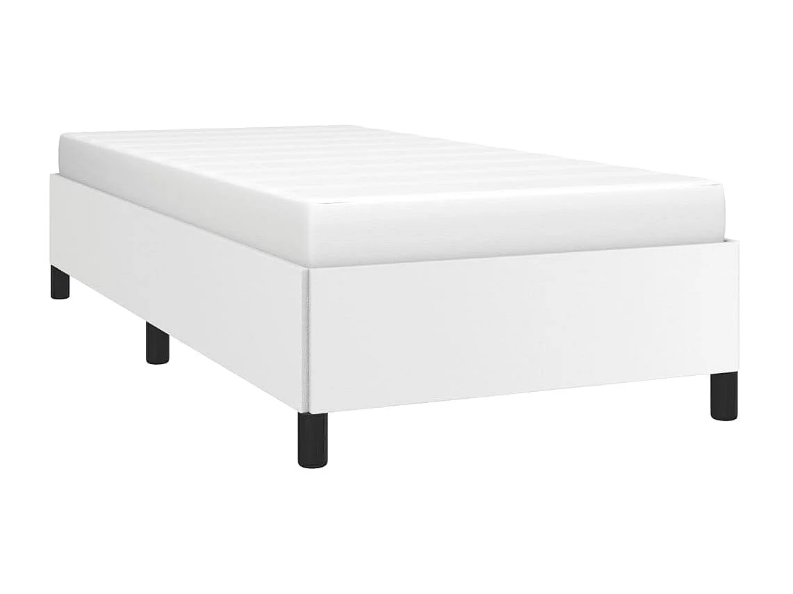 Bedframe kunstleer wit 90x190 cm NL71013