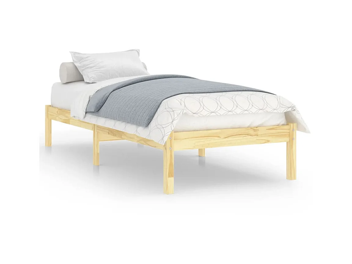 Cama 75x190 cm madera maciza ES14594