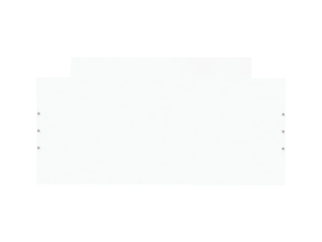 Bedframe bewerkt hout wit 90x190 cm NL20737