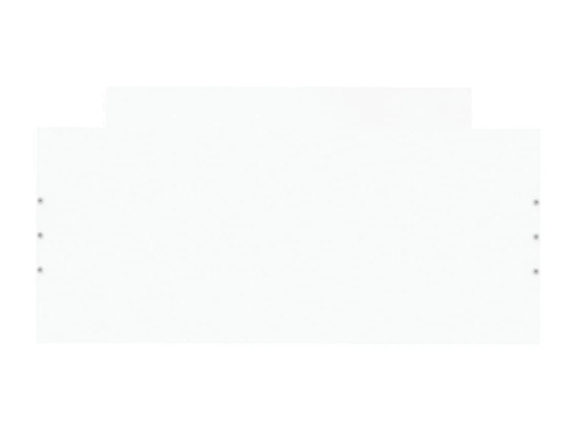 Cama 90x190 cm madera contrachapada blanca ES44279