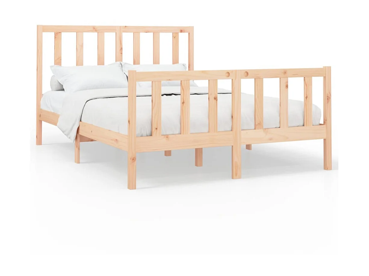 Bedframe massief grenenhout 140x190 cm NL65689