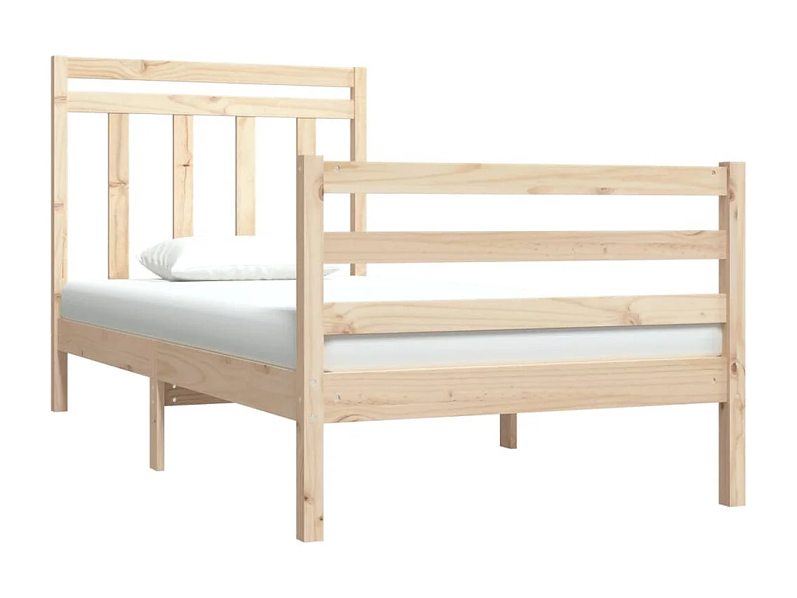 Lit-90x190 cm bois massif simple EGGB81939
