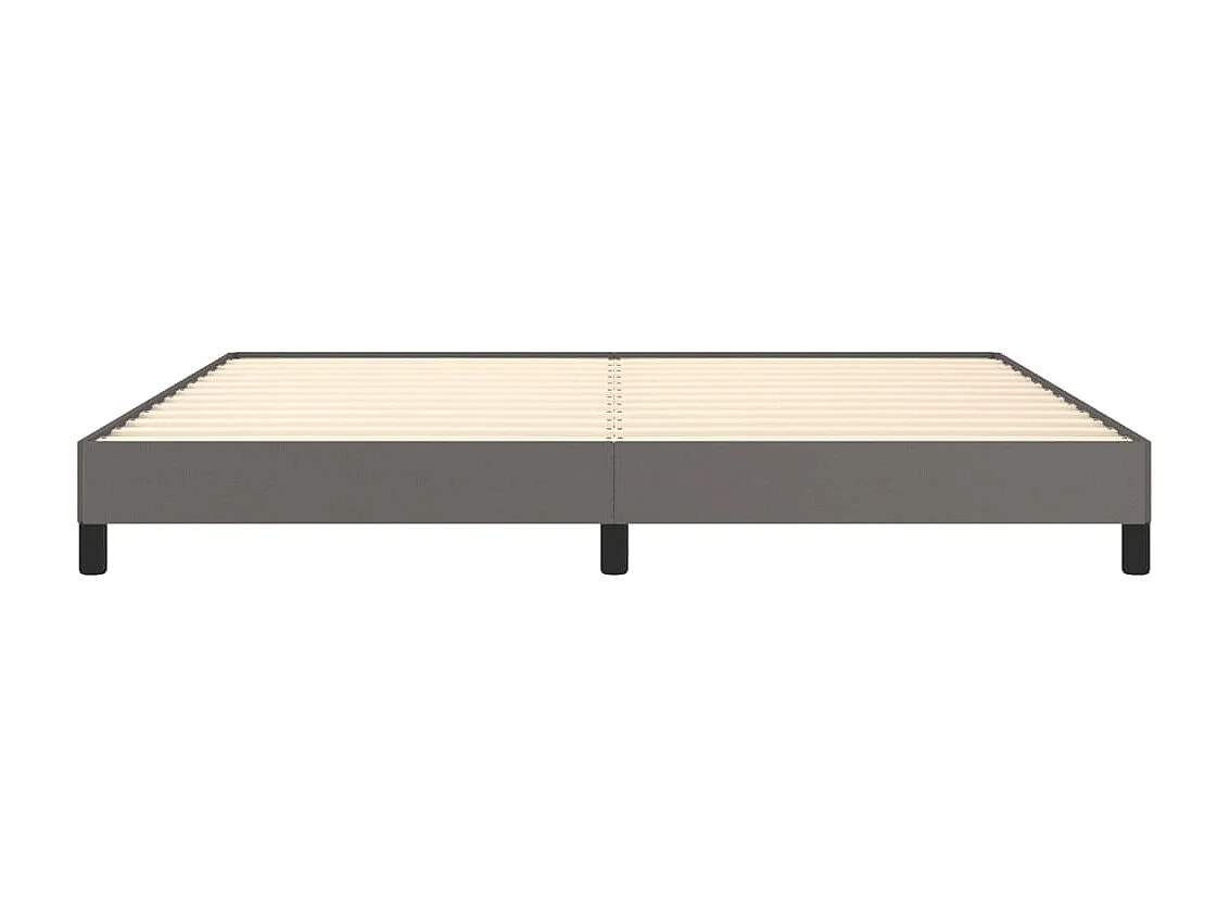 Lit-200x200 cm Gris Similicuir EGGB73391