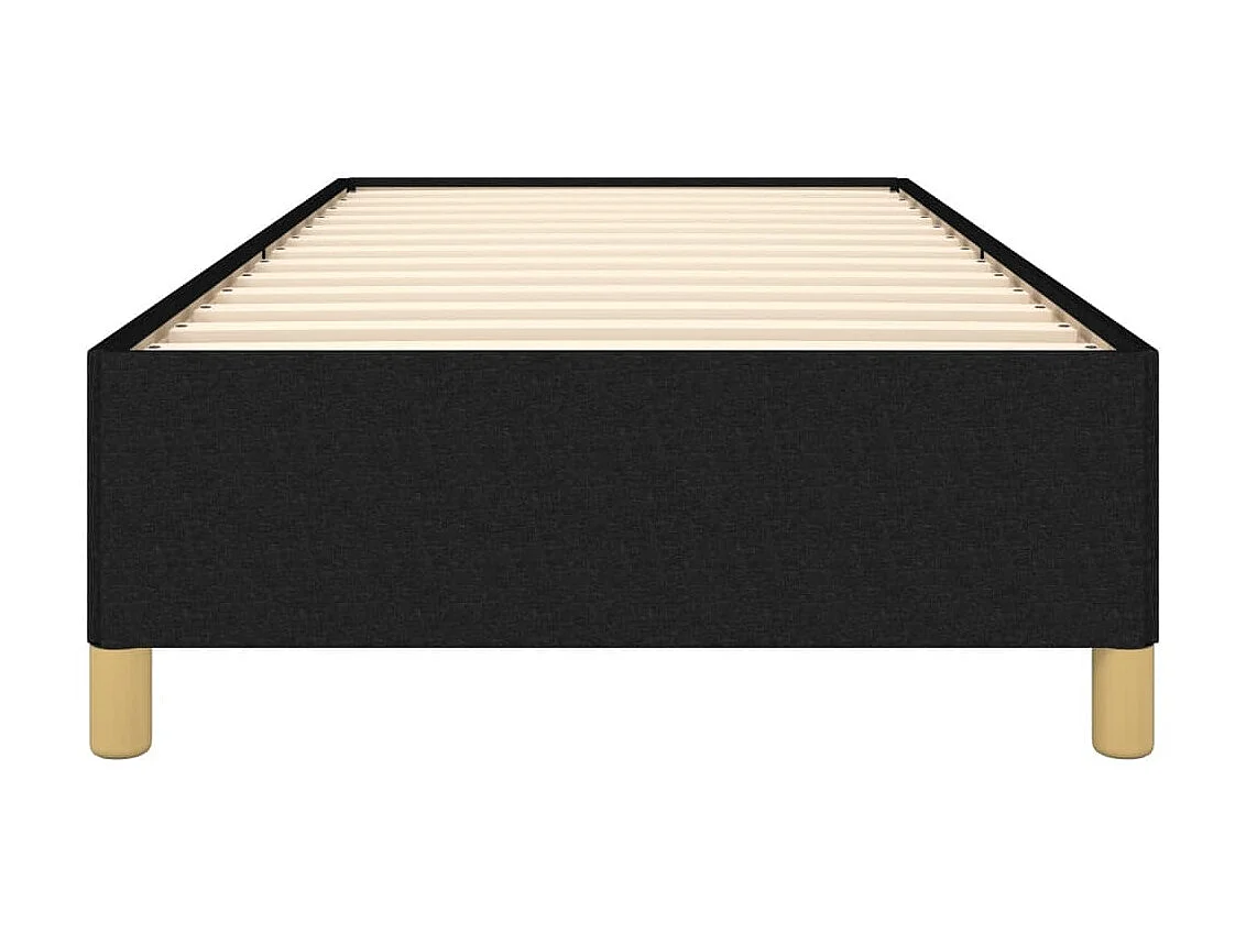 Cama em tecido 80x200 cm preto PT154074