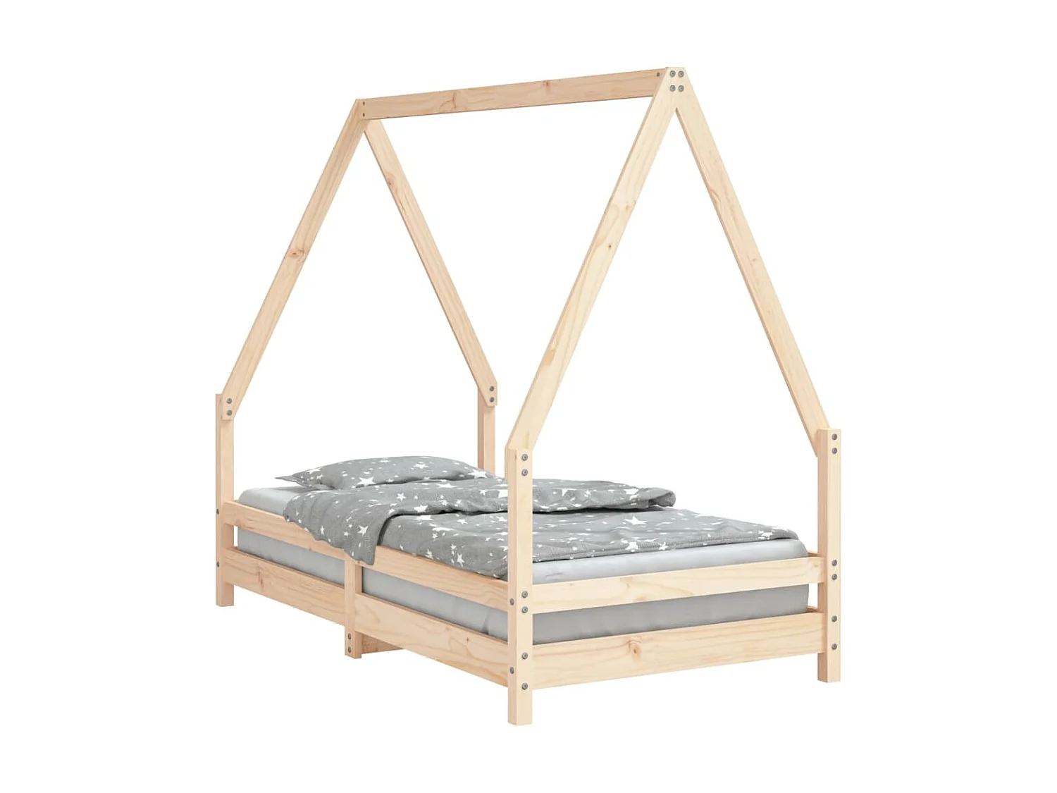 Cama infantil 80x160 cm pinho maciço PT306290