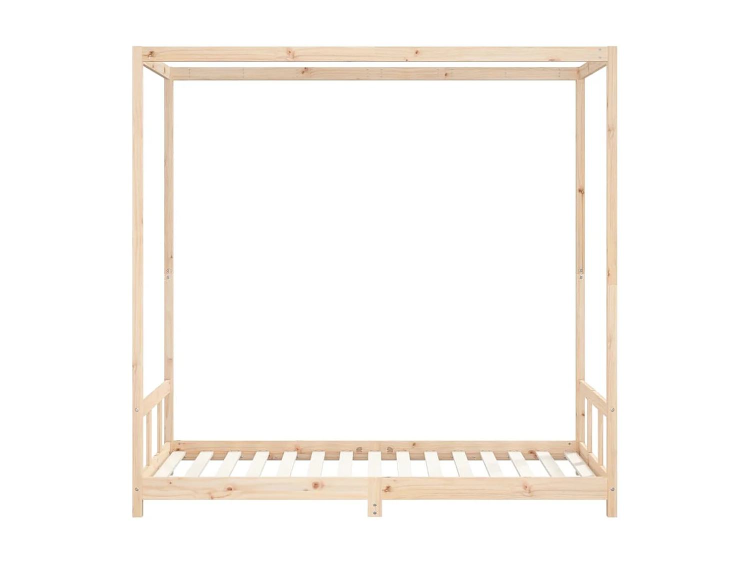 Cama infantil 90x190 cm madeira de pinho maciça PT738888