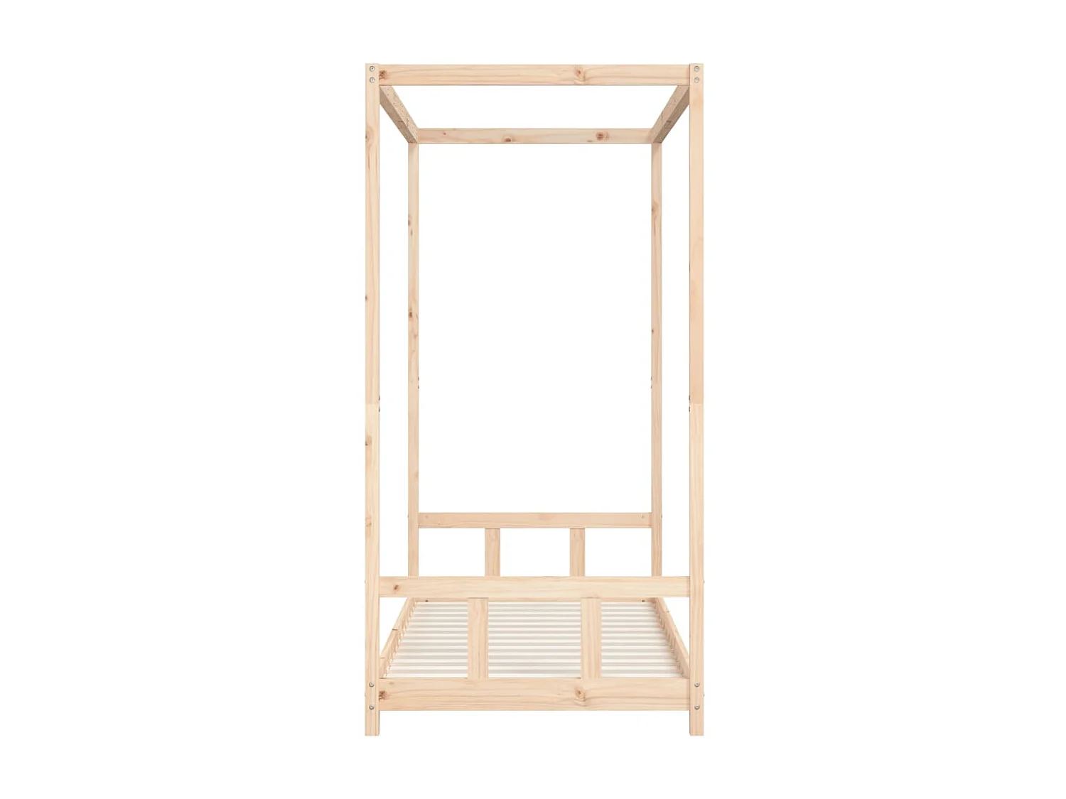 Lit-90x190 cm pour enfant Bois de pin massif EGGB97651