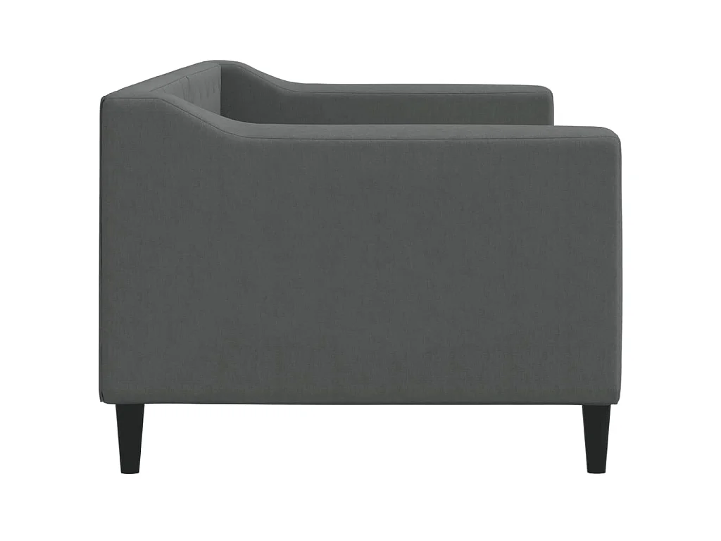 Sofá-cama 80x200 cm tecido cinzento-escuro PT216255