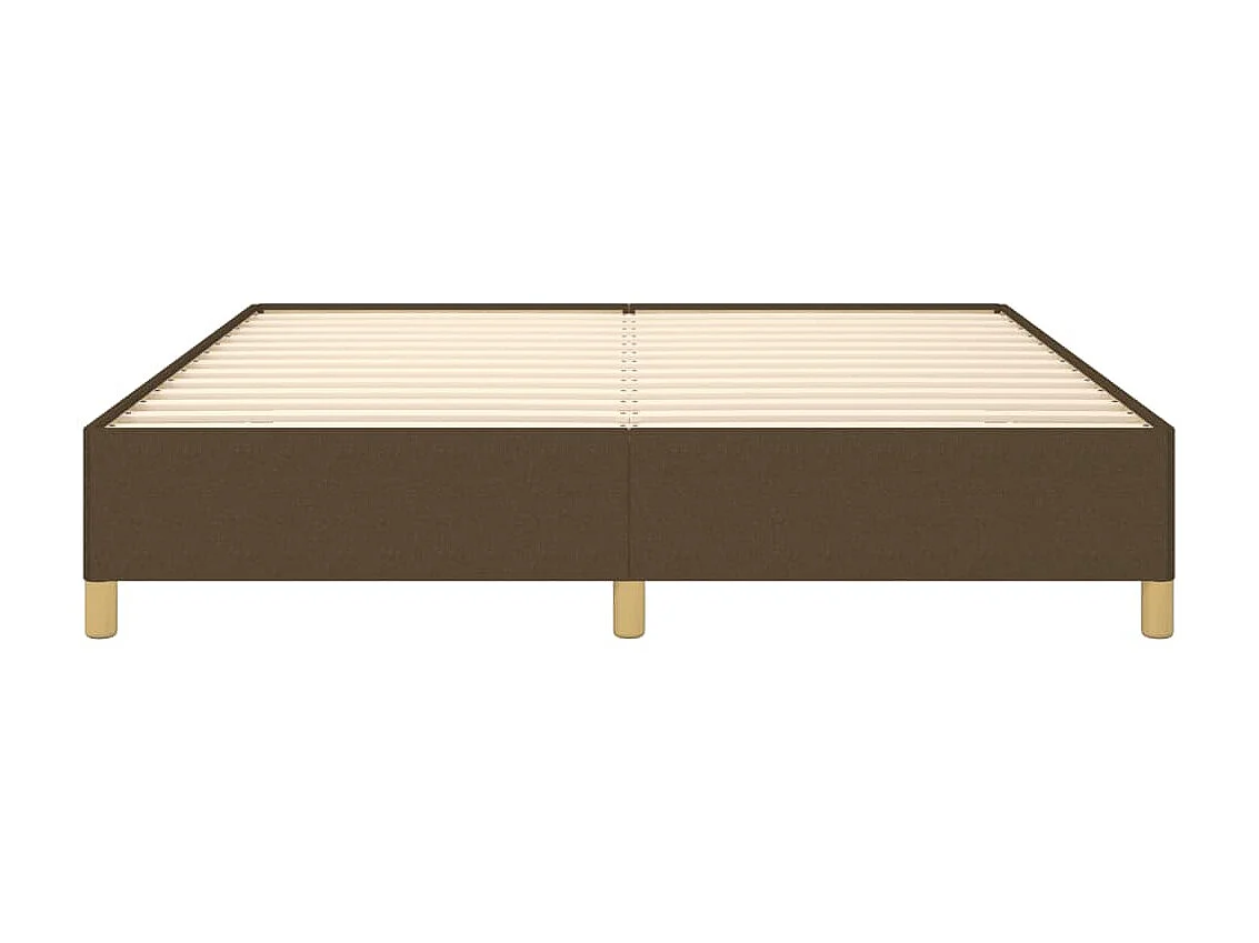 Bedframe stof donkerbruin 180x200 cm NL99473