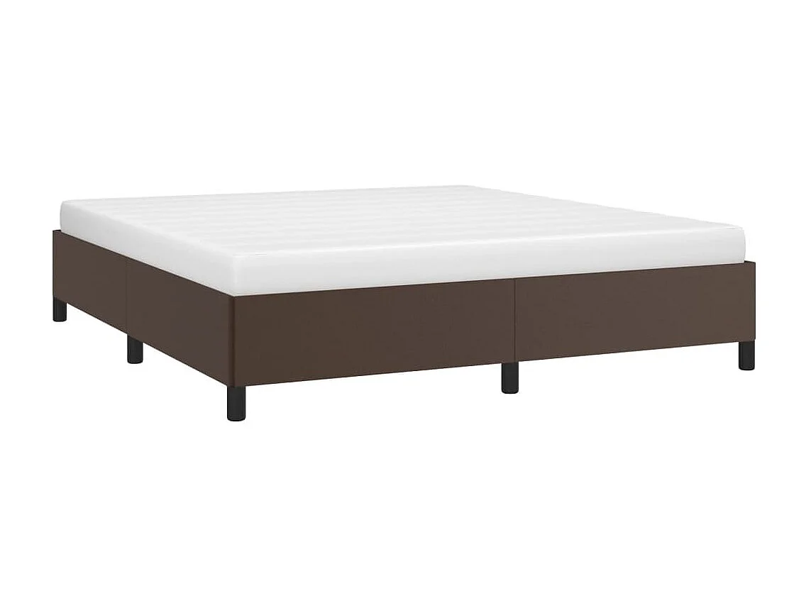 Bedframe kunstleer bruin 180x200 cm NL30532