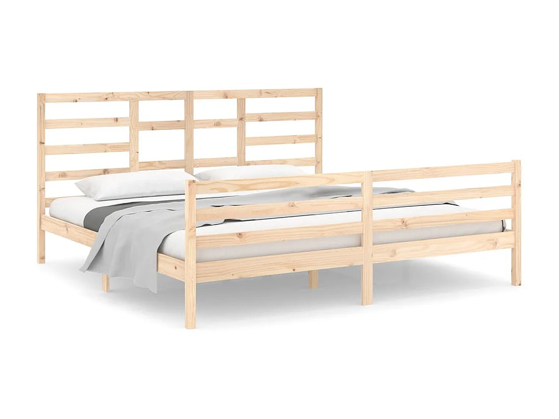 Cama 200x200 cm madeira maciça PT104134