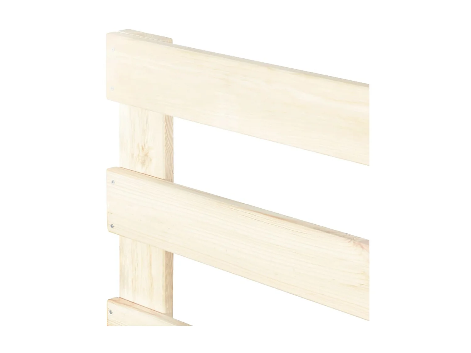 Bedframe pallet massief grenenhout 100x200 cm NL70178