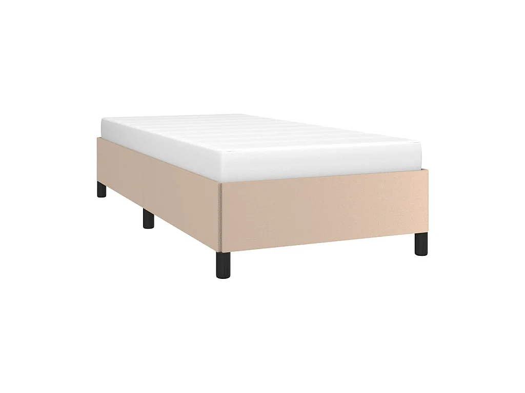Bedframe kunstleer cappuccinokleurig 80x200 cm NL10541