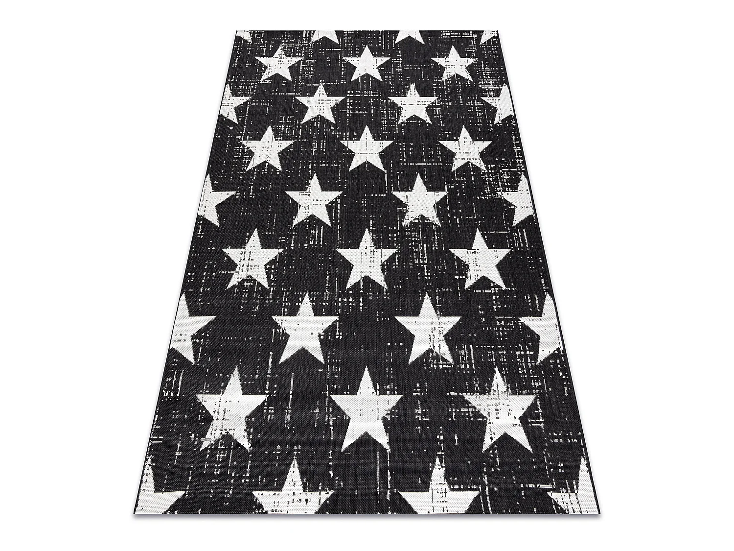 Tapis EN CORDE SIZAL FLAT 48648/690 ÉTOILES 200x290 cm
