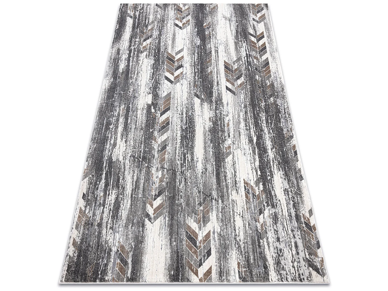 Tapijt NOBLE modern 9732 47 Zilverspar vintage gewreven - Structureel, 200x290 cm