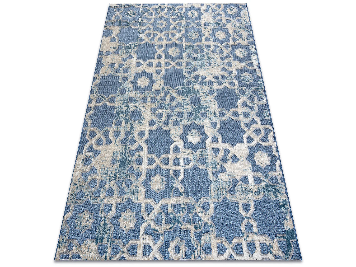 Tapijt Structureel SOLE D3881 Ornament Plat geweven, twee poolhoogte,  120x170 cm