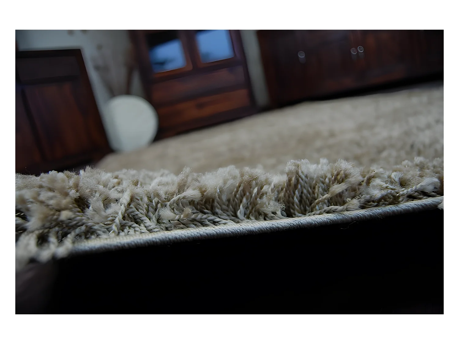Tapijt SHAGGY GALAXY 9000 helder , bruin 140x190 cm