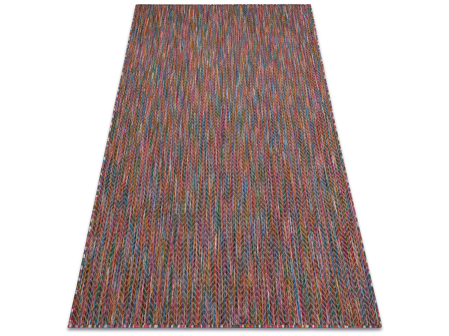Tapijt FISY modern, SISAL 20776 Zigzag, melange rozekleuring 200x290 cm