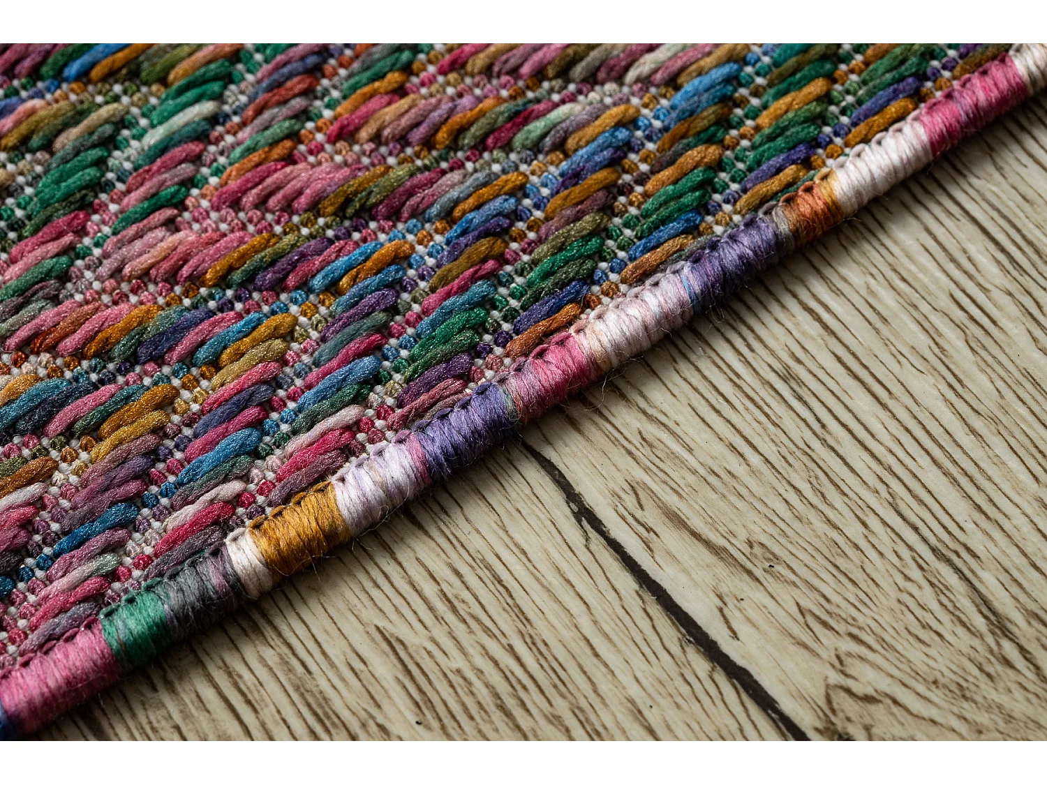 Tapijt FISY modern, SISAL 20776 Zigzag, melange rozekleuring 200x290 cm