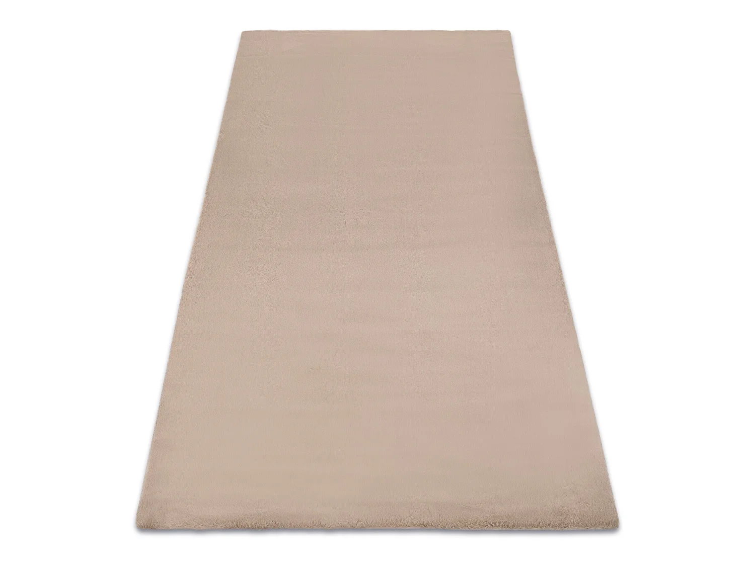 Tapis BUNNY taupe beige IMITATION DE FOURRURE DE LAPIN 120x170 cm