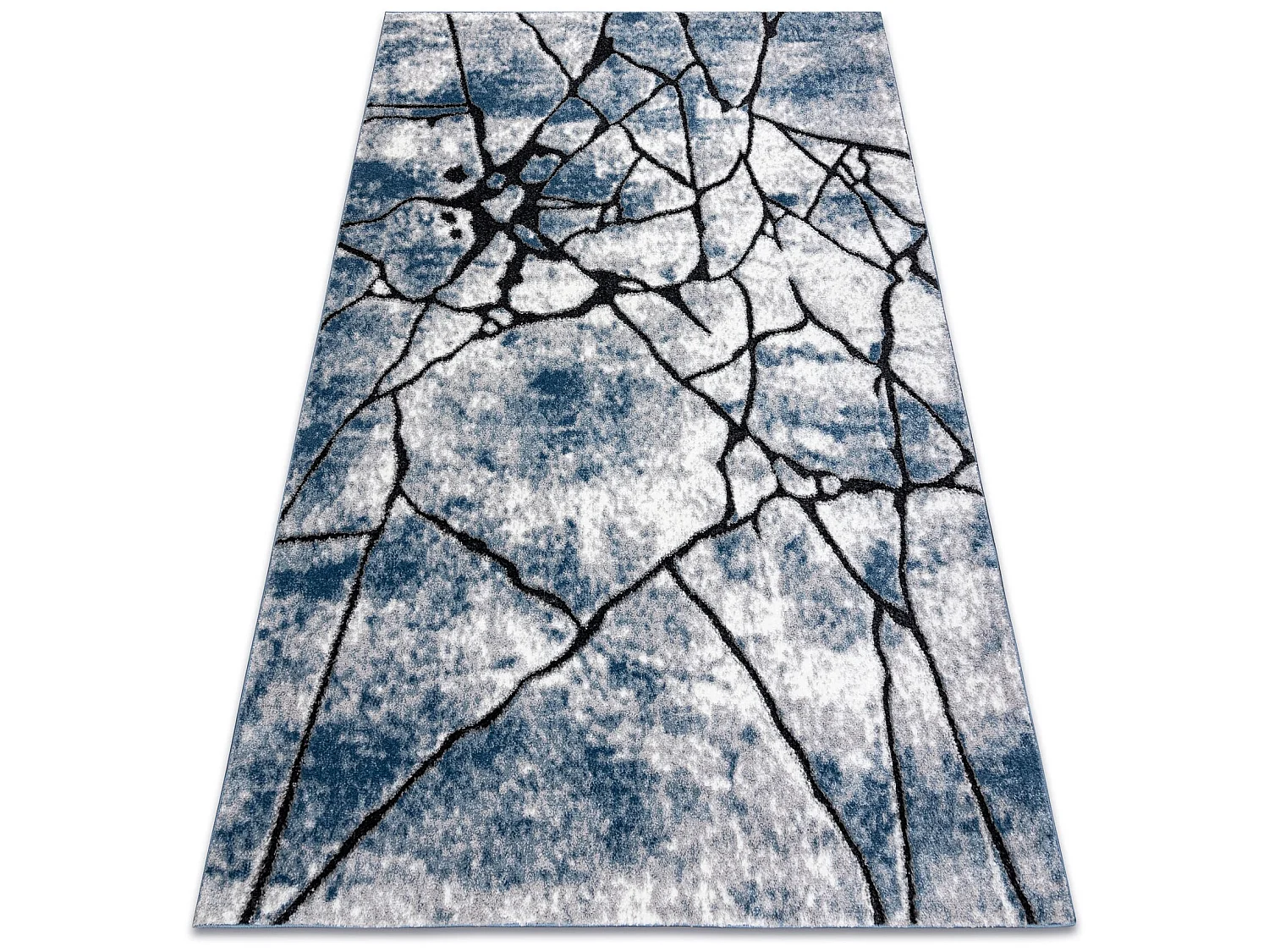 Modern Teppich COZY 8873 Cracks, gerissener Beton- Strukturell zwei Eb 140x190 cm