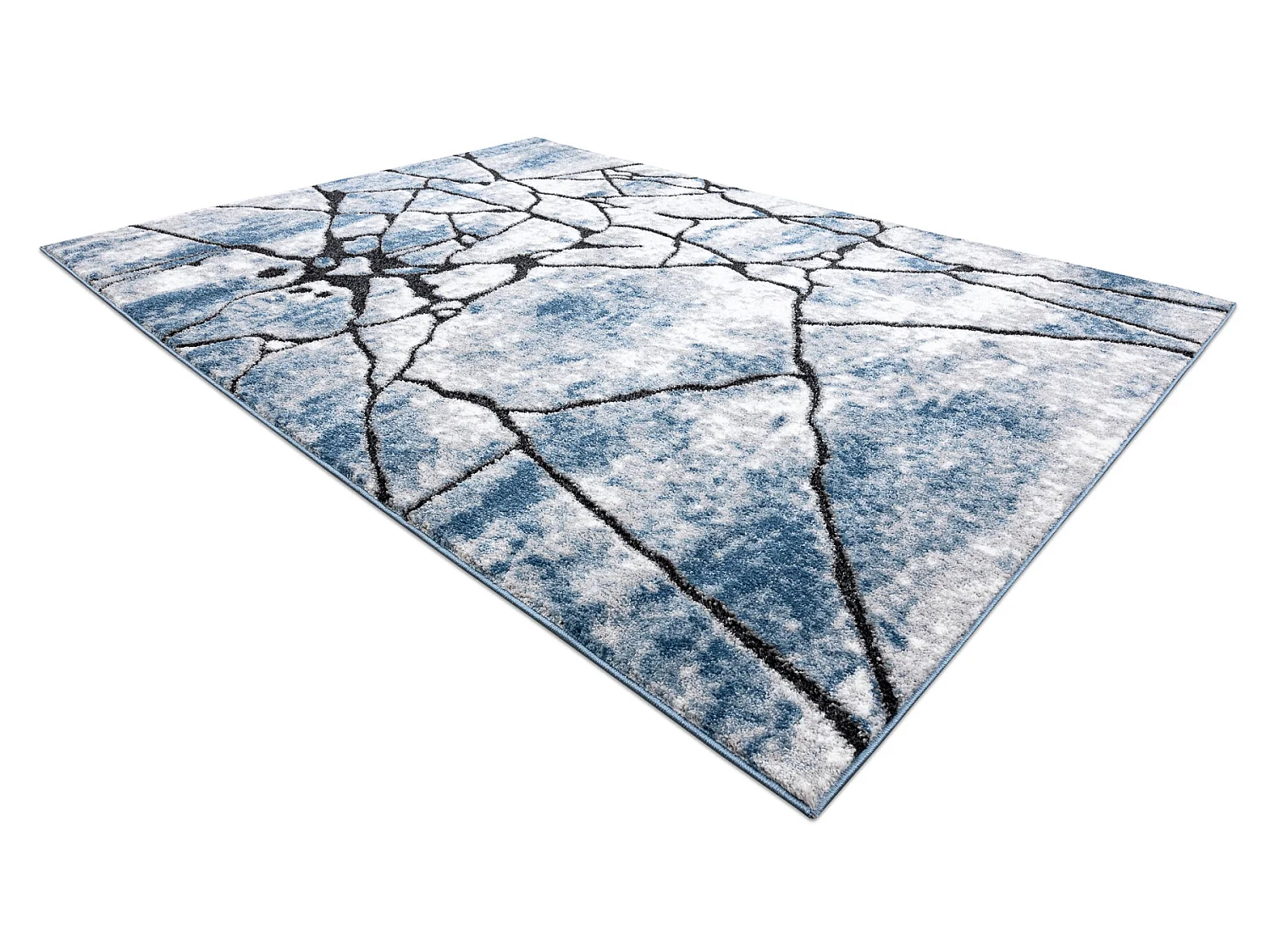 Modern Teppich COZY 8873 Cracks, gerissener Beton- Strukturell zwei Eb 140x190 cm