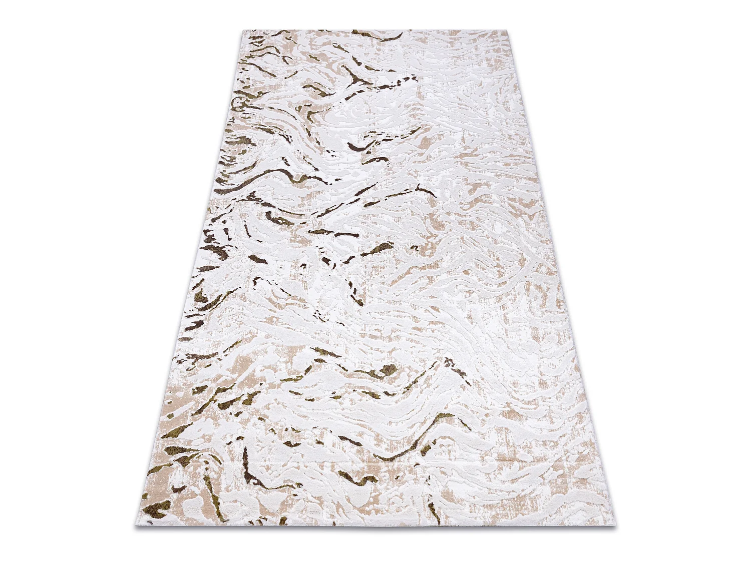 Tapis ACRYLIQUE DIZAYN 123 beige / vert 160x230 cm