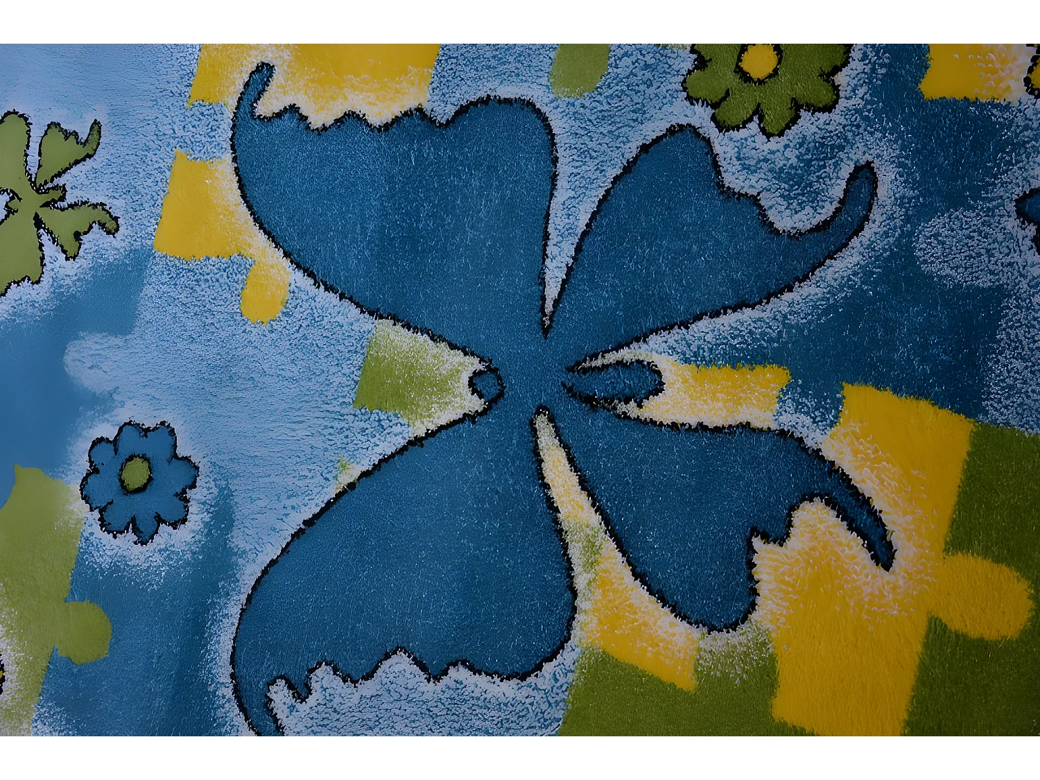 Tapis KIDS Papillon bleu C429 140x190 cm