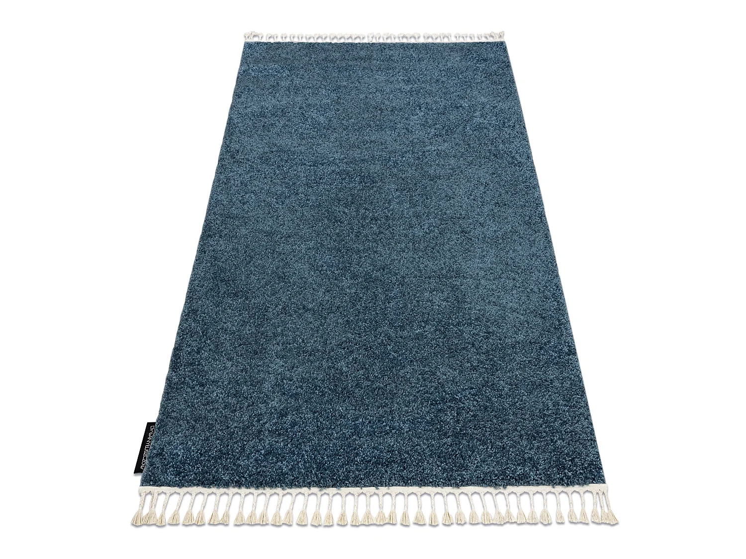 Tapis BERBER 9000 bleu Franges berbère marocain shaggy 120x170 cm