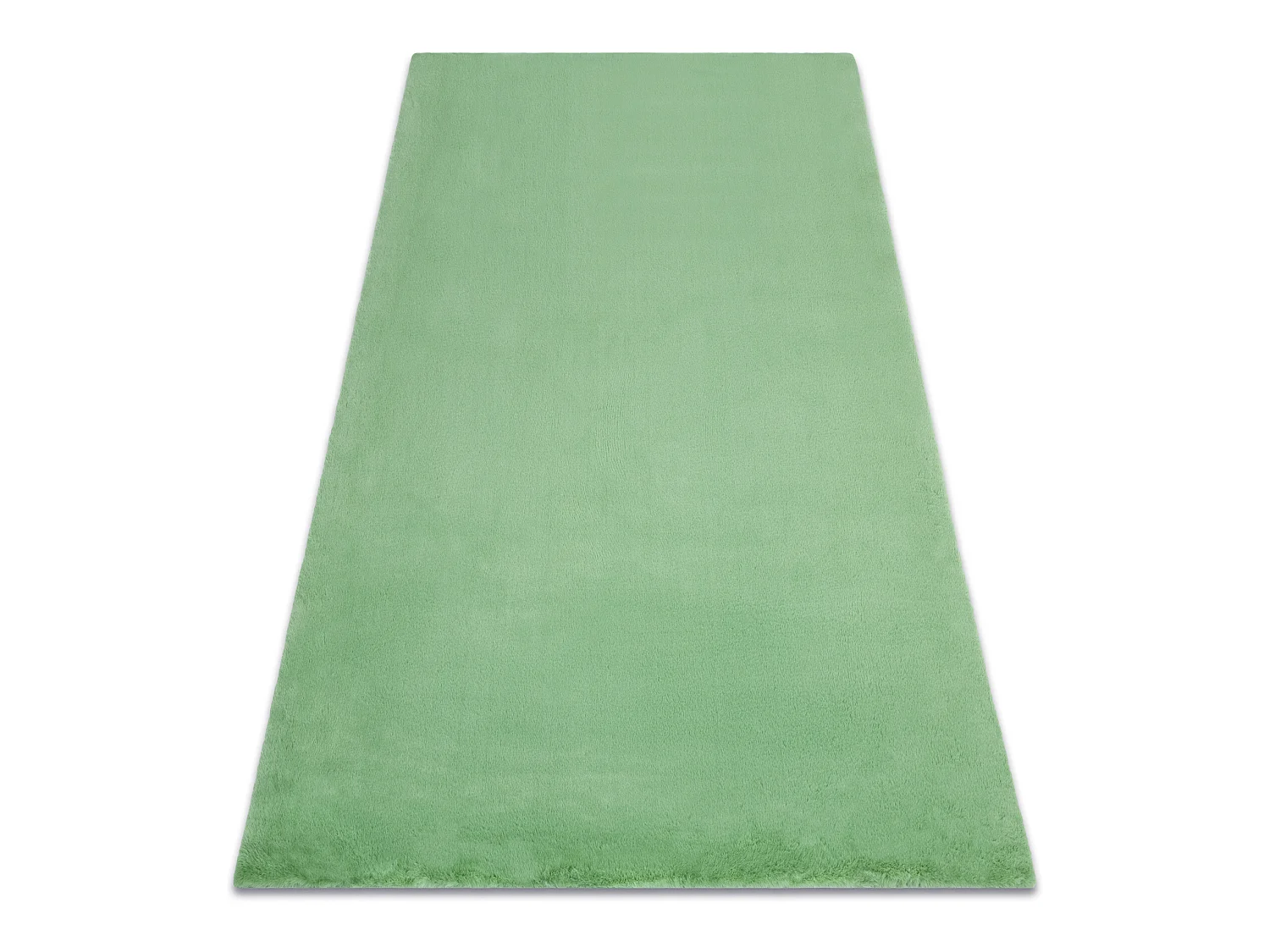 Tapis BUNNY vert IMITATION DE FOURRURE DE LAPIN 120x170 cm