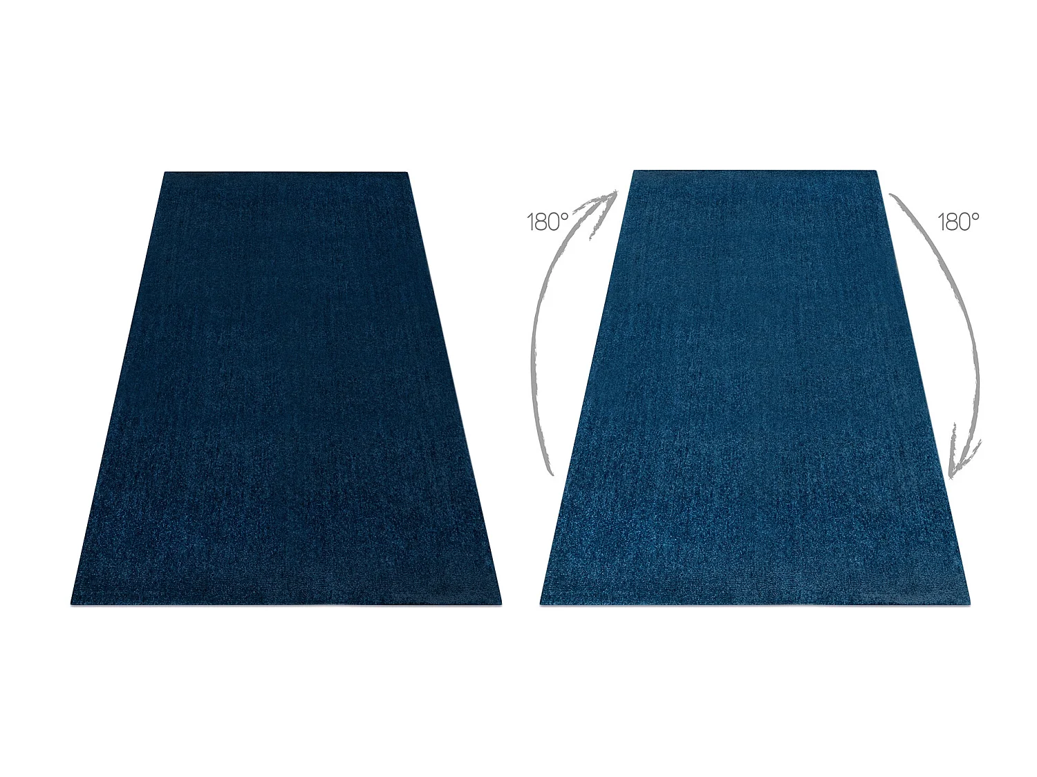 Tapis moderne lavable LATIO 71351090 bleu foncé 120x170 cm