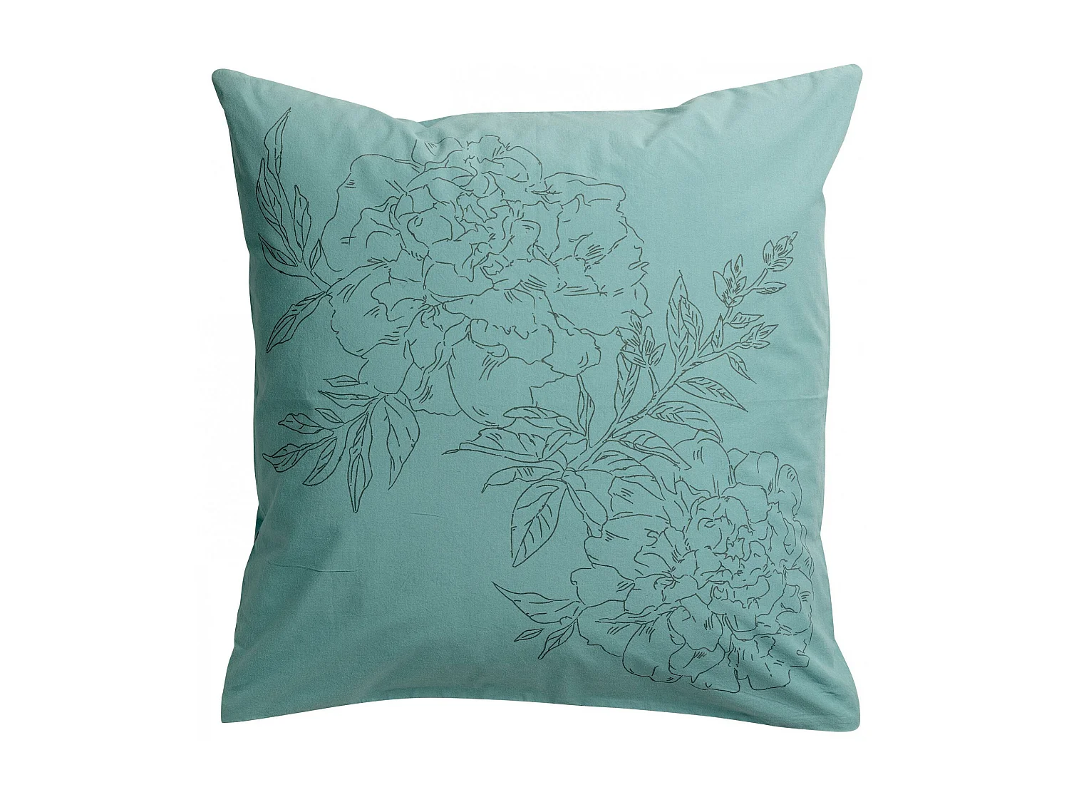 Kussensloop met print Noche Lichen 65 x 65 cm