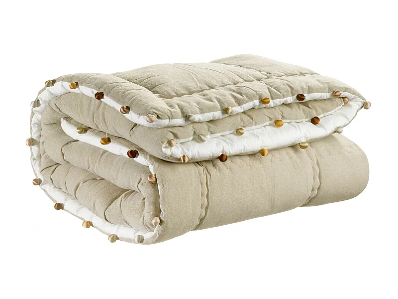 Gastounet effen dekbed Sienna 160 x 160 cm