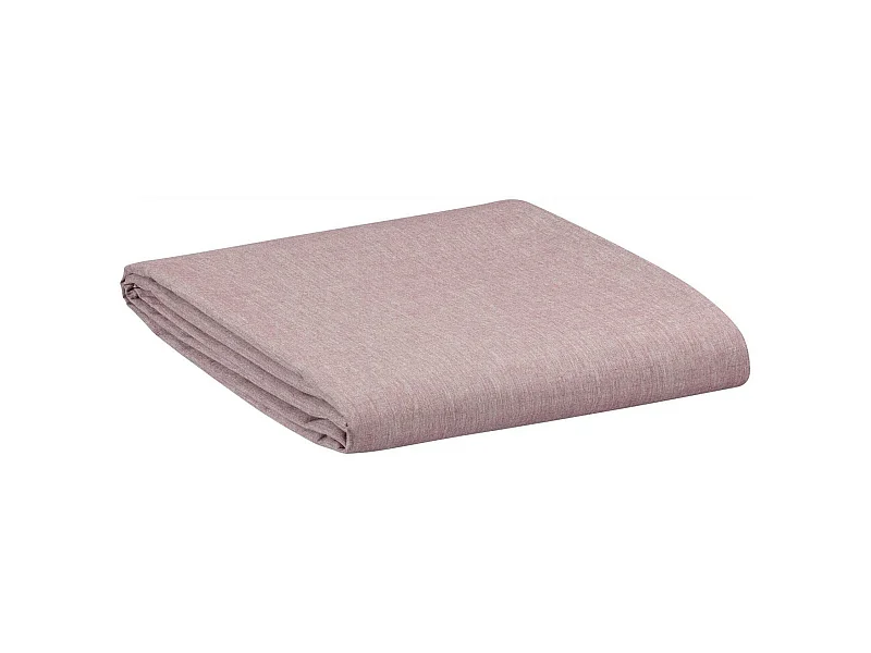 Drap housse Moony lie de vin 140 x 190 cm Vivaraise