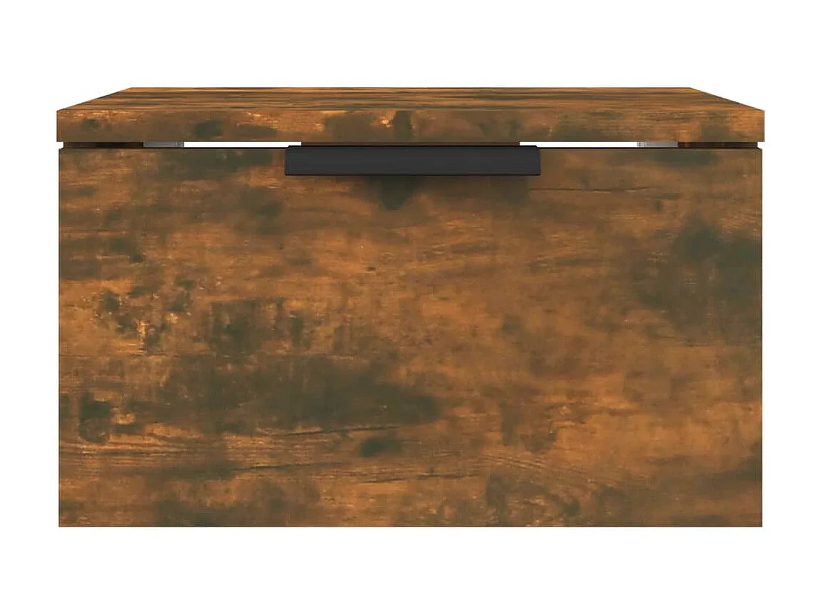 Table de chevet murale Chêne fumé 34x30x20 cm QPD91253
