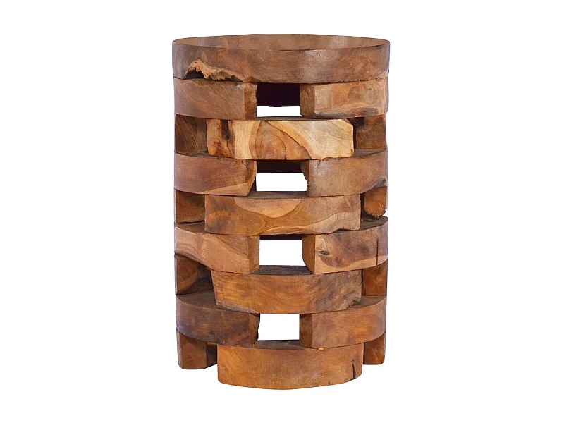 Table de chevet 30x30x45 cm Bois de teck massif KEFWE55533