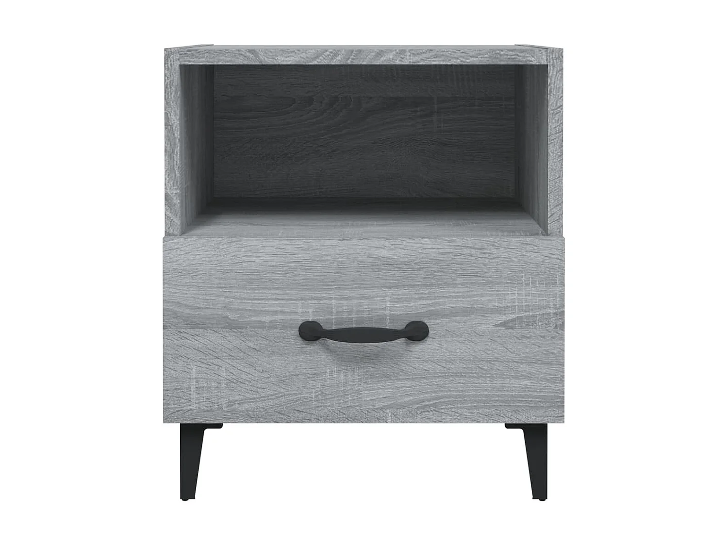 Table de chevet Sonoma gris Bois d'ingénierie KEFWE33841