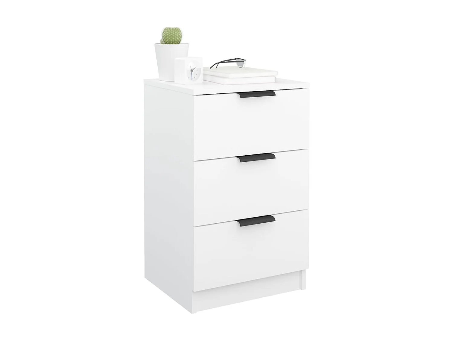 Table de chevet Blanc 40x36x65 cm KEFWE18292