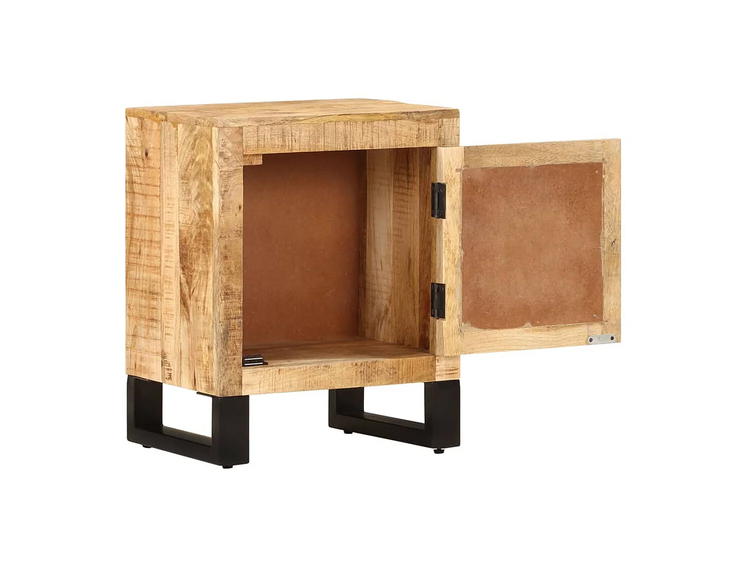 Table de chevet 40 x 30 x 50 cm Bois de manguier massif KEFWE49764