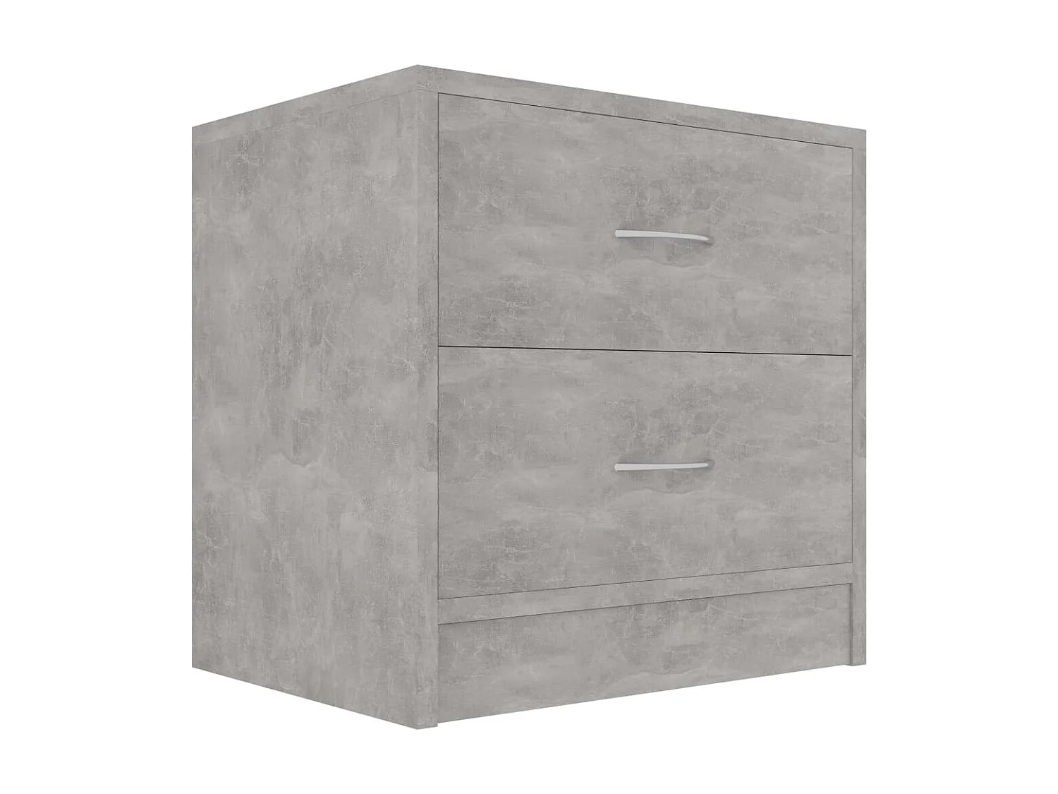 Mesa de cabeceira 40x30x40cm derivados de madeira cinza cimento PT90963