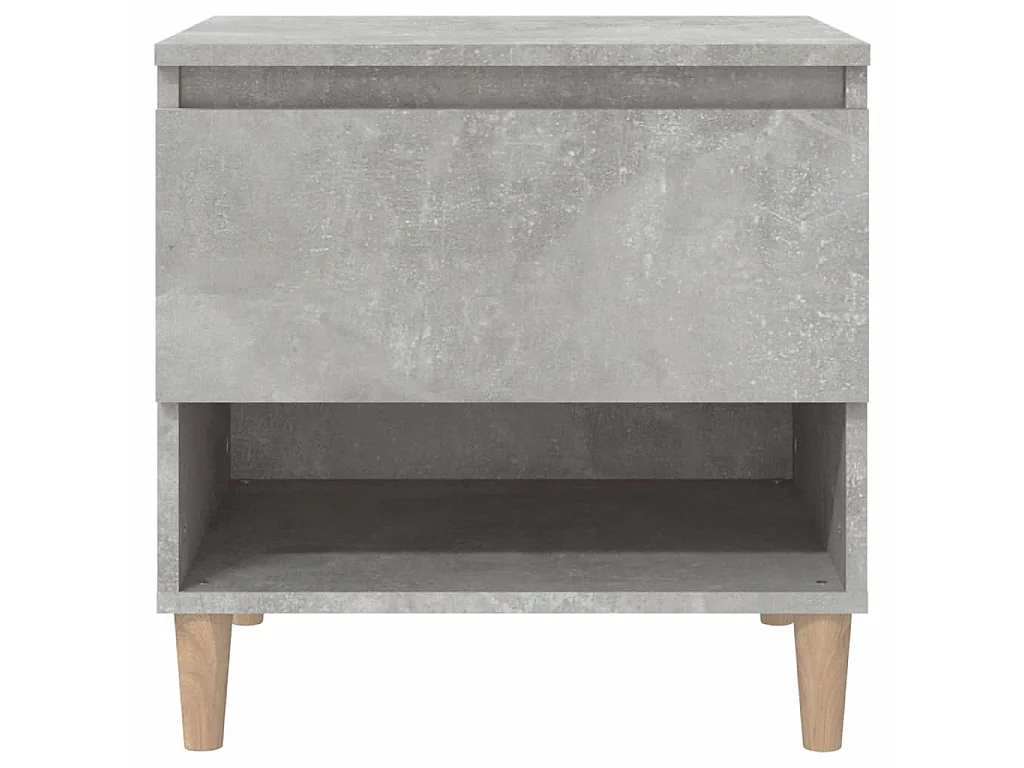 Mesa de cabeceira 50x46x50 cm derivados madeira cinza cimento PT59021