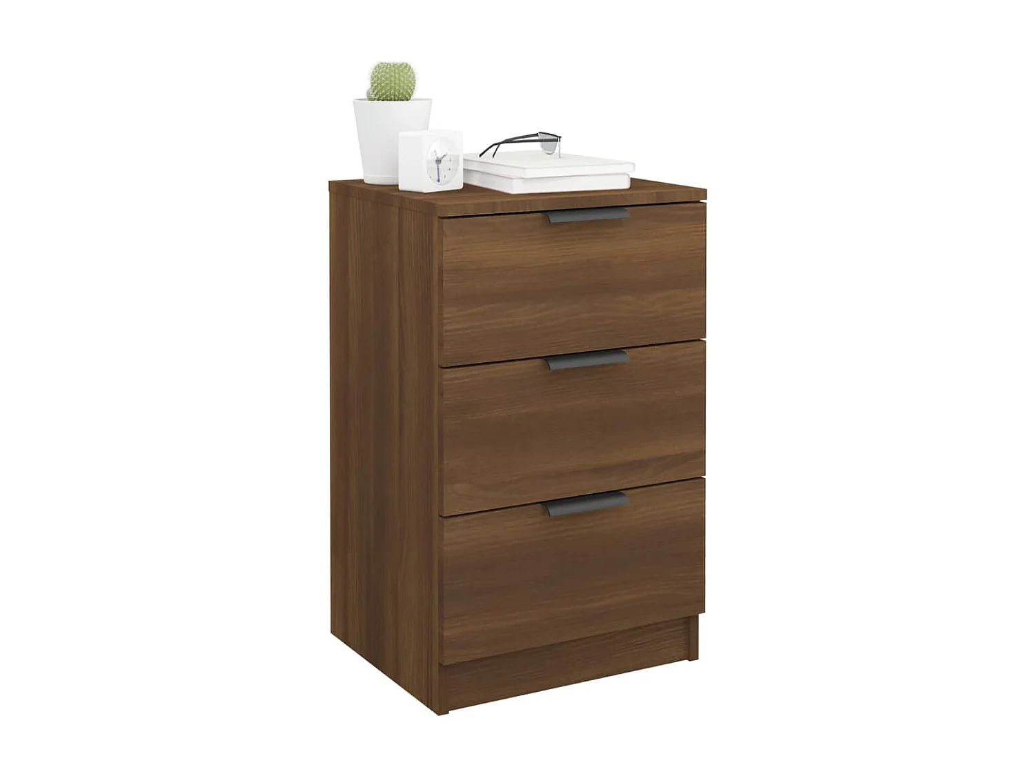 Table de chevet Chêne marron 40x36x65 cm KEFWE36865